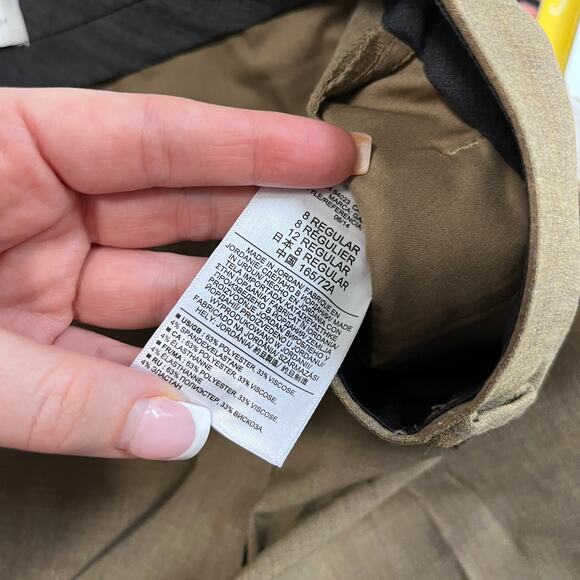 NWT GAP 'Perfect Trouser' Brown Pants, 8R - Picture 4 of 6